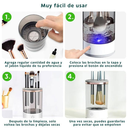 Limpiadora De Brochas De Maquillaje Elec